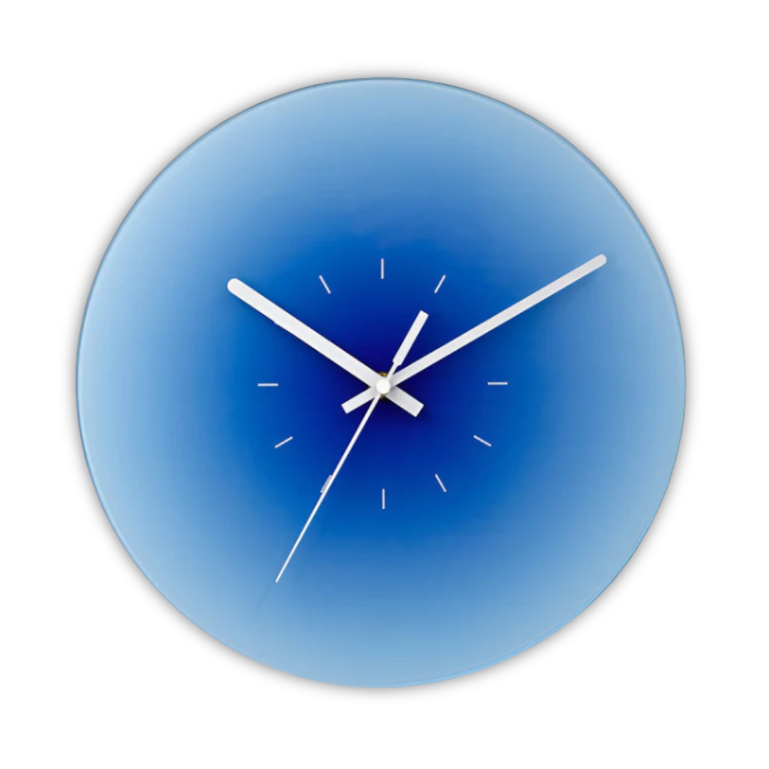 Sunset - Elegante Glasklok Wanduhr für eine stimmungsvolle Atmosphäre