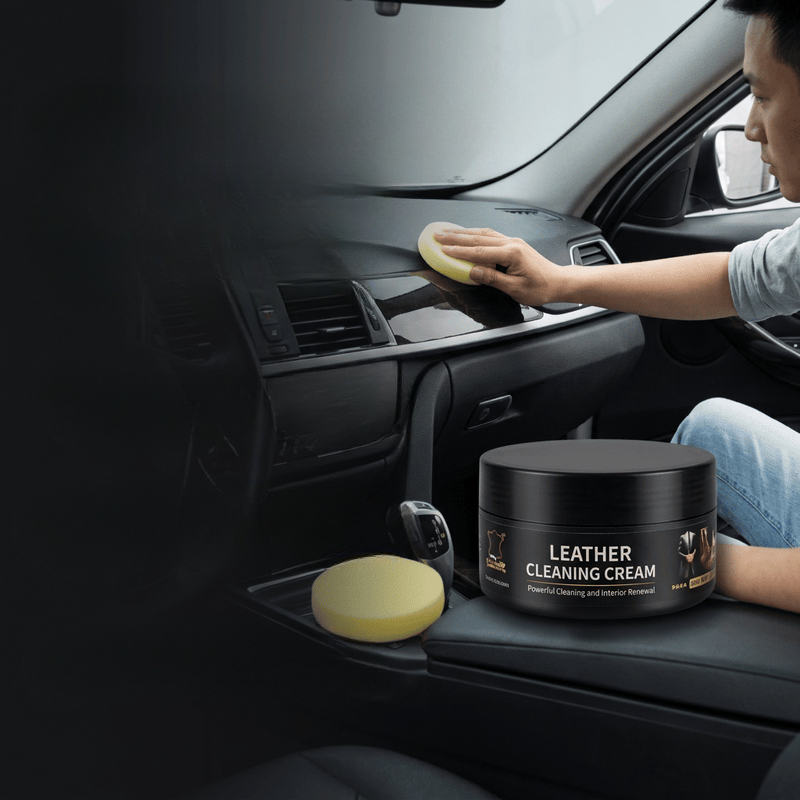 Auto – Cleaning & Care – Wax & Polish : Lederreinigingscrème Auto Interieur - Wit, Veelzijdig & Effectief in