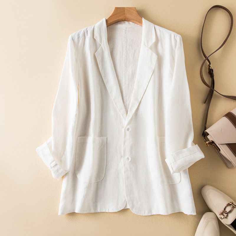 Vivienne Prestige Baumwolle-Leinen Blazer