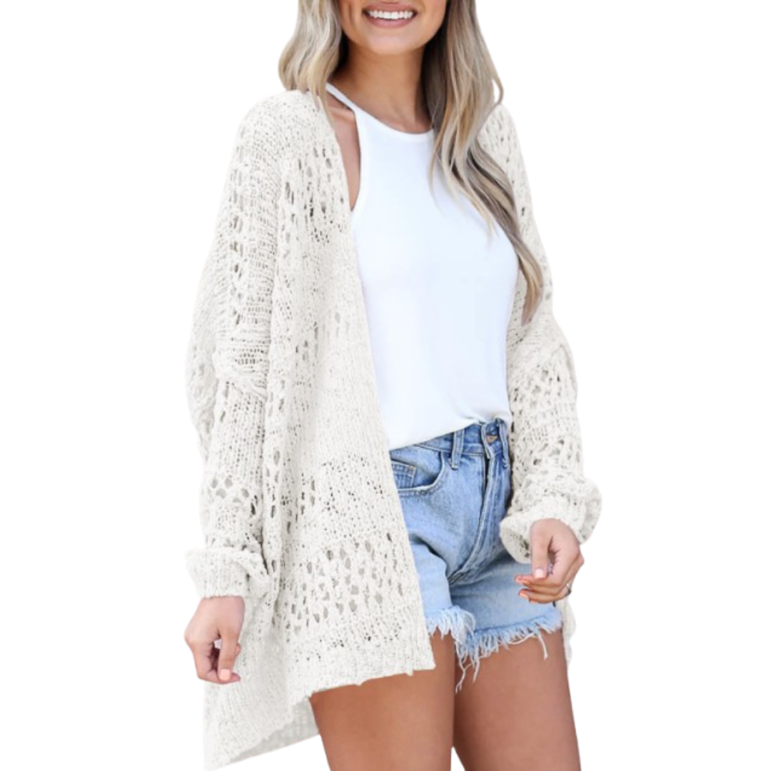 ARIZELA™ Leichter, oversize Boho-Sommercardigan – Mühelos chic und luftig