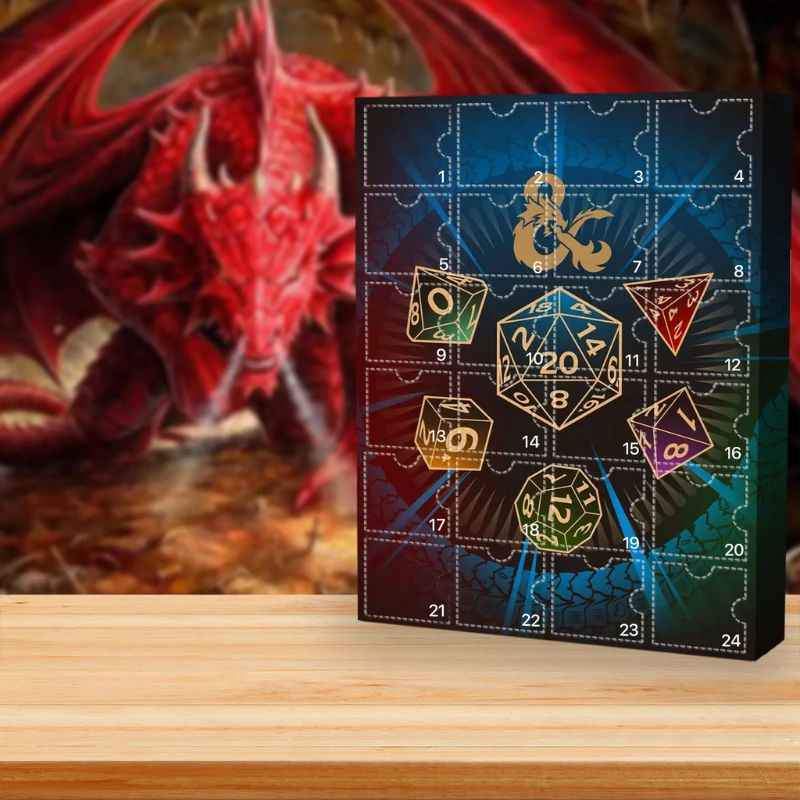 Schatzsuche – Dungeons and Dragons Adventskalender Weihnachtsgeschenk-Set für Abenteurer