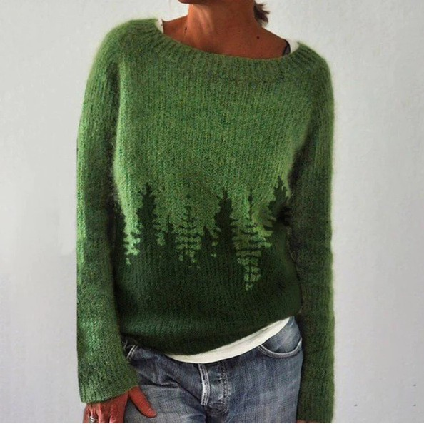 Juilia - Eleganter Retro-Strickpullover für stilvollen Komfort
