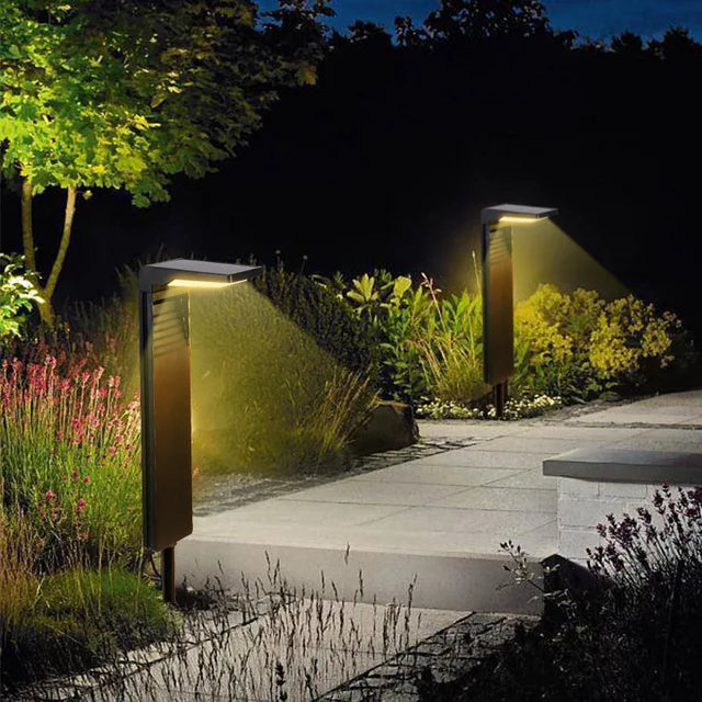 Lirena - Wasserdichte Solar-Gartenbeleuchtung mit LED-Weihnachtsbeleuchtung, Set aus 2