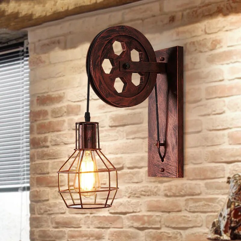 Vintage-inspirierte Retro-Chic-Wandlampe im Mid-Century-Stil für einen eleganten Vintage-Look