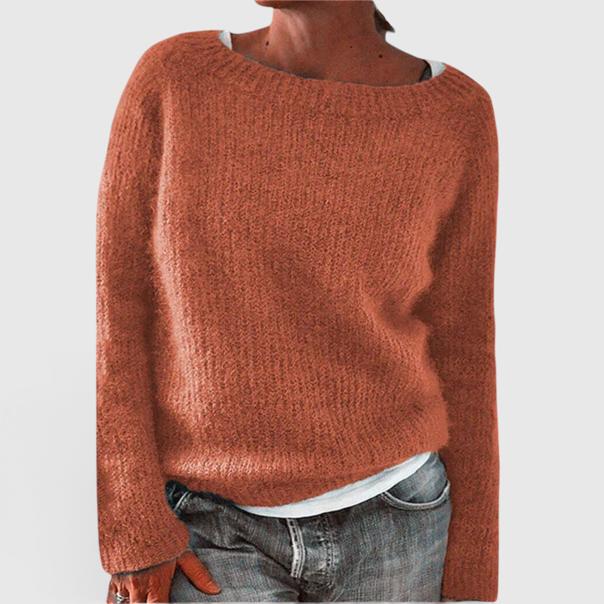 Damen Strickpullover mit lockerer Passform - Casual Pullover