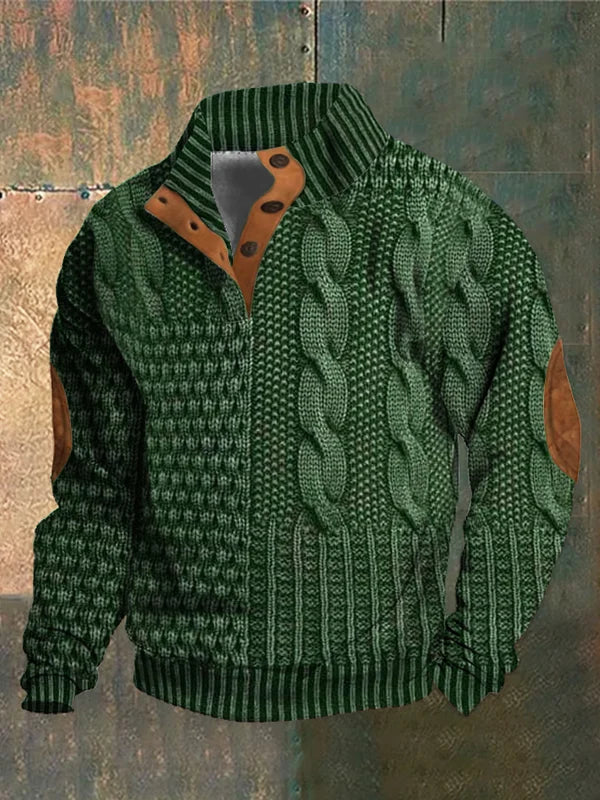 Herren Strickpullover mit stilvollem Muster für maximalen Komfort