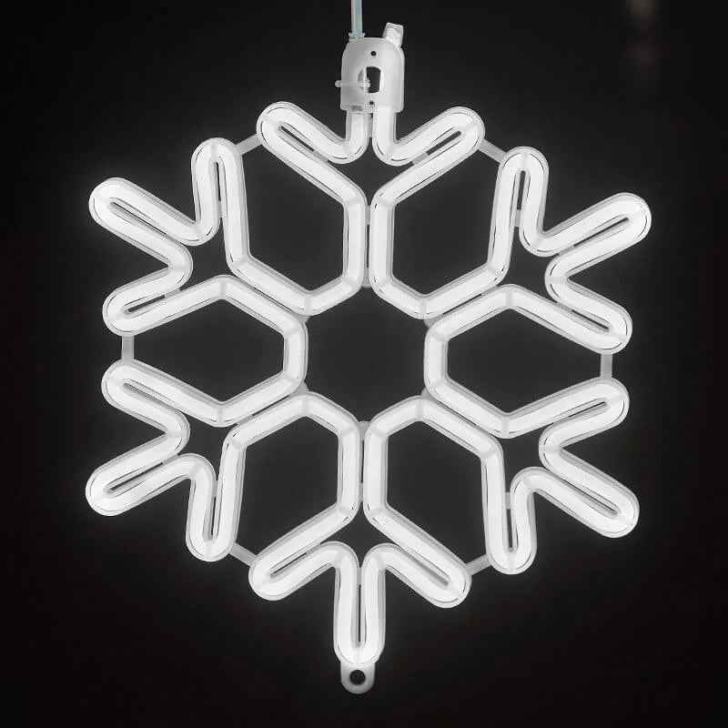 SnowGlow - Frosted Snowflake LED-Lichter mit winterlicher Eleganz