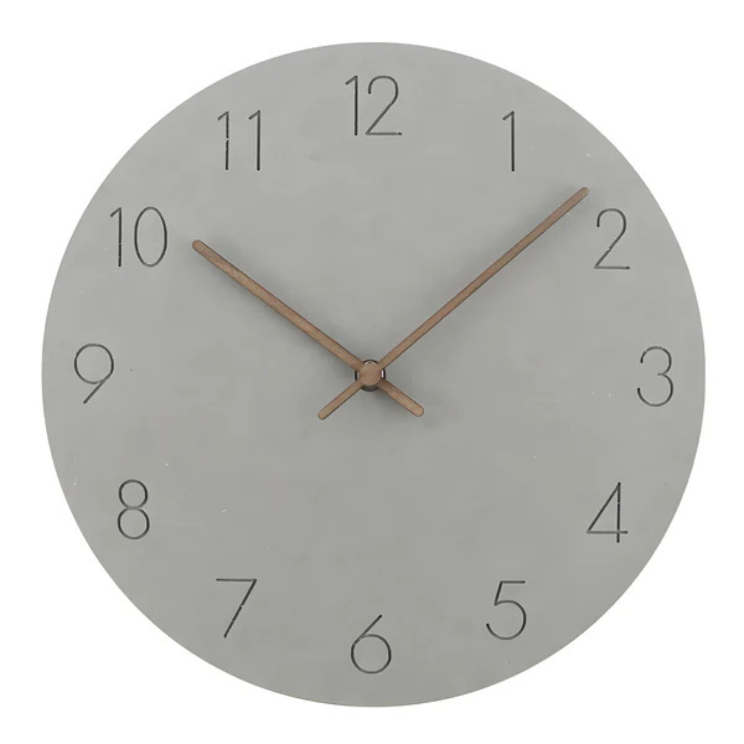 Nork - Elegante minimalistische Holz-Wanduhr für moderne Dekoration