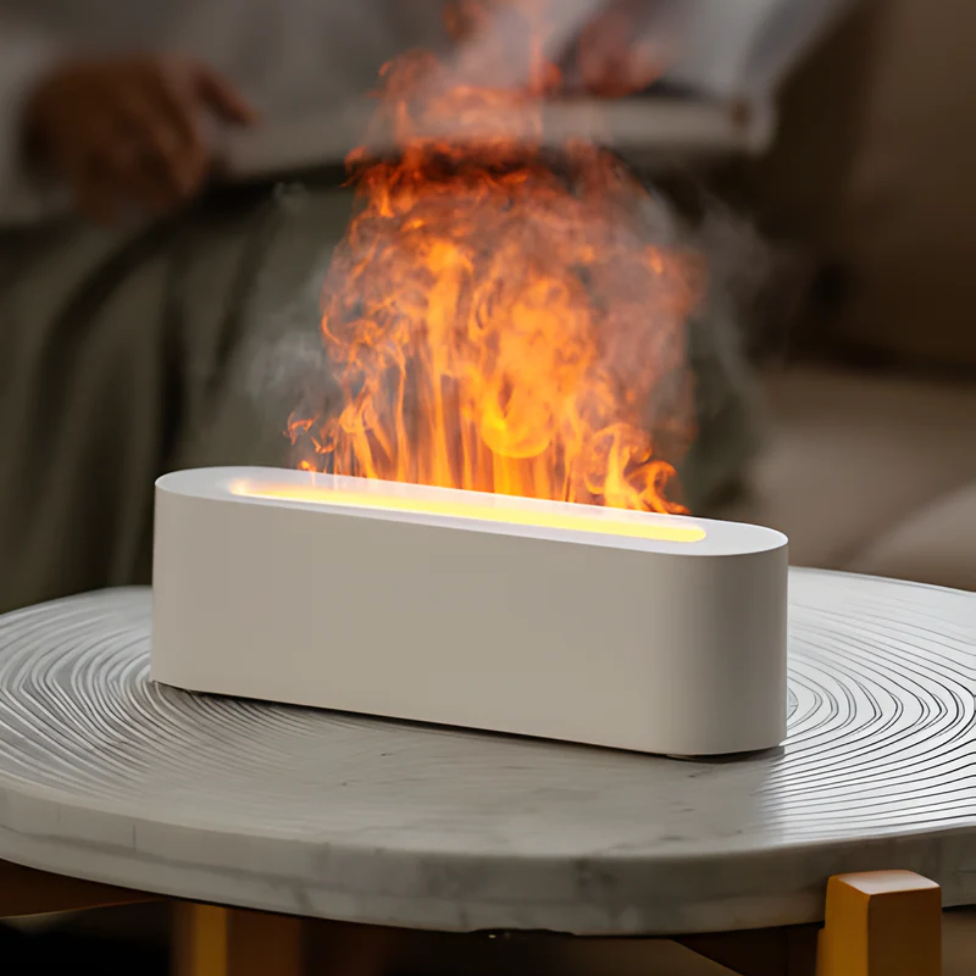 Eirenna - USB Luftbefeuchter mit Bunter Wechselnder LED-Beleuchtung für Frische Auffrischung
