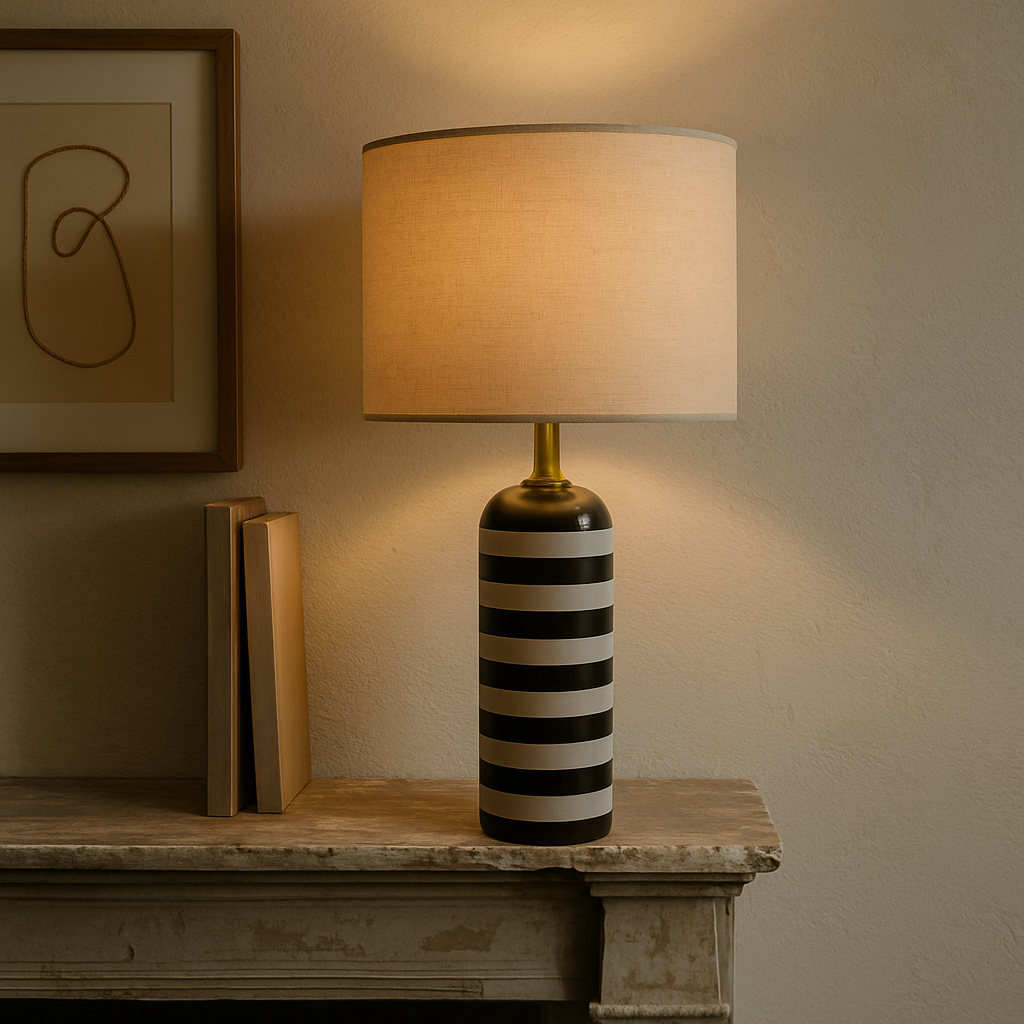 Florentha - Luxuriöse Marmor-Tischlampe für elegante Beleuchtung