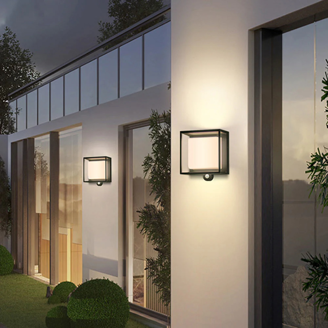 Vexaen - Stilvolle moderne LED-Außenwandleuchte für eine elegante und beleuchtete AußenEcke