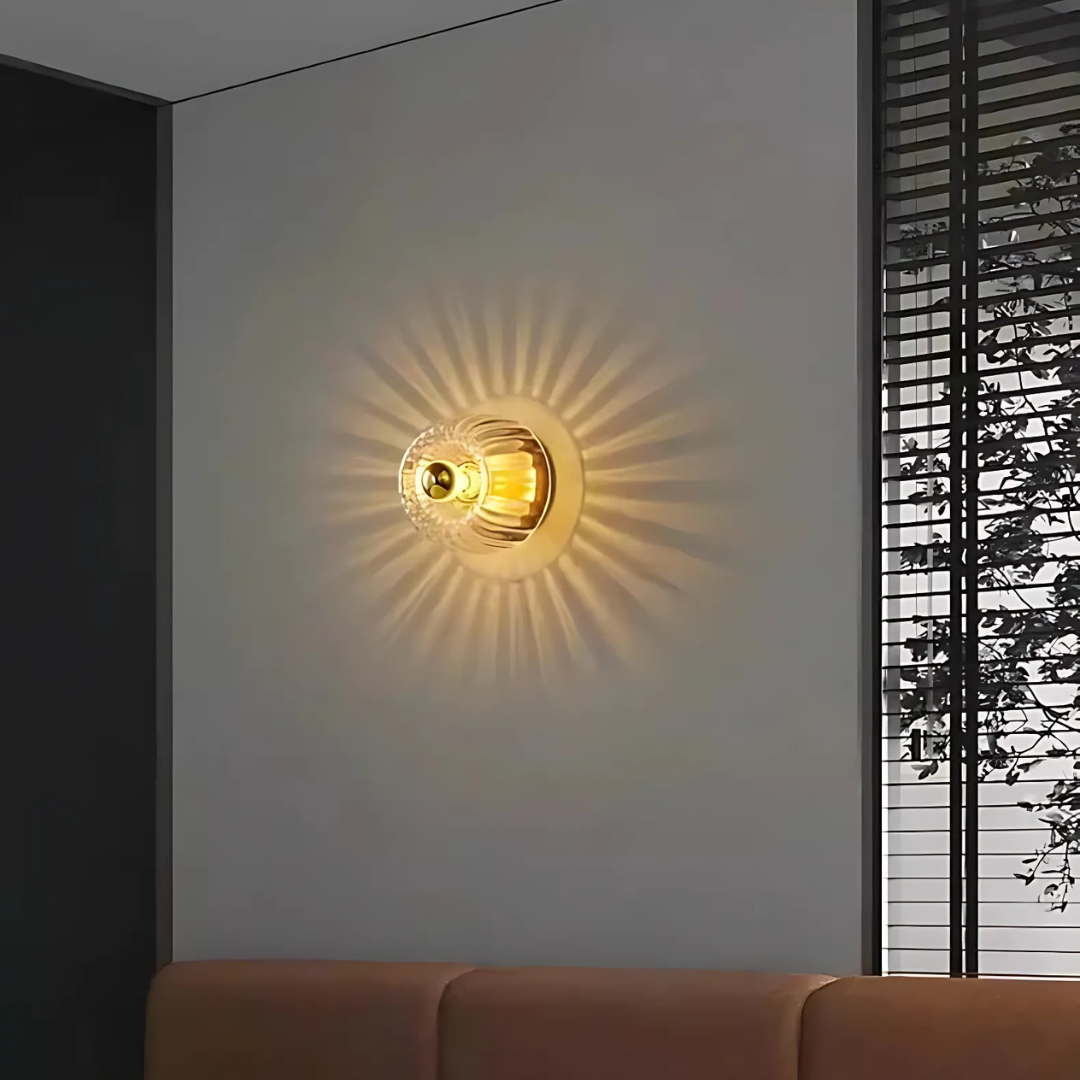 Atropos Glas Wandleuchte - Elegante und Stilvolle Innenwandbeleuchtung