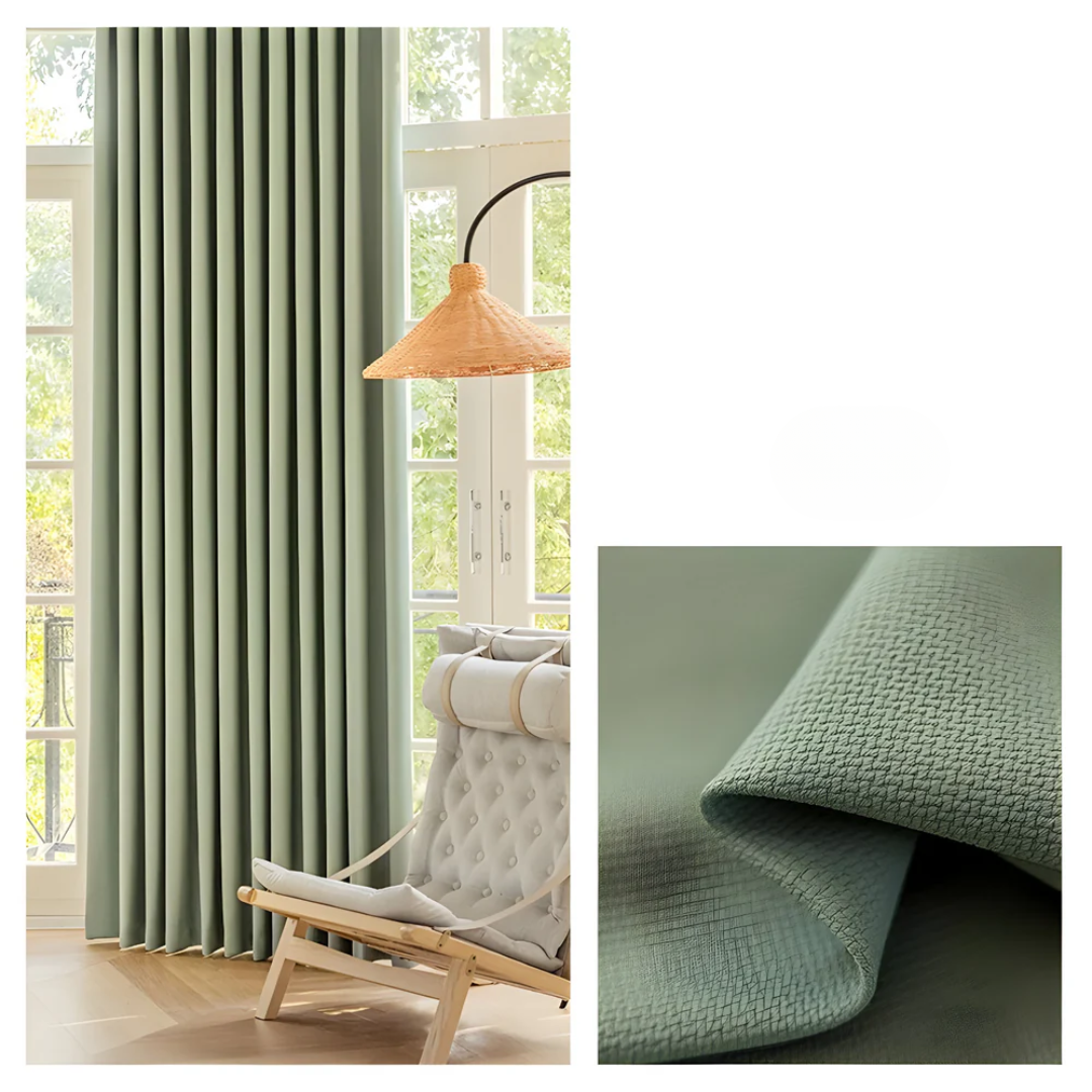 Moxra - Elegante Luxus Verdunkelungsvorhänge für ultimative Privatsphäre und Ruhe