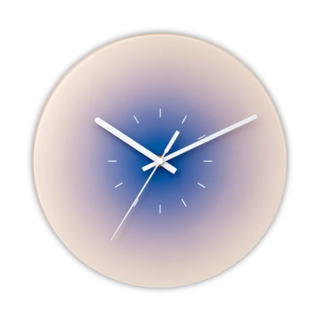 Sunset - Elegante Glasklok Wanduhr für eine stimmungsvolle Atmosphäre