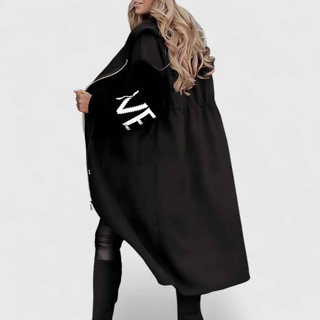 Rosana - Edler Kapuzen Cardigan für einen eleganten Stil