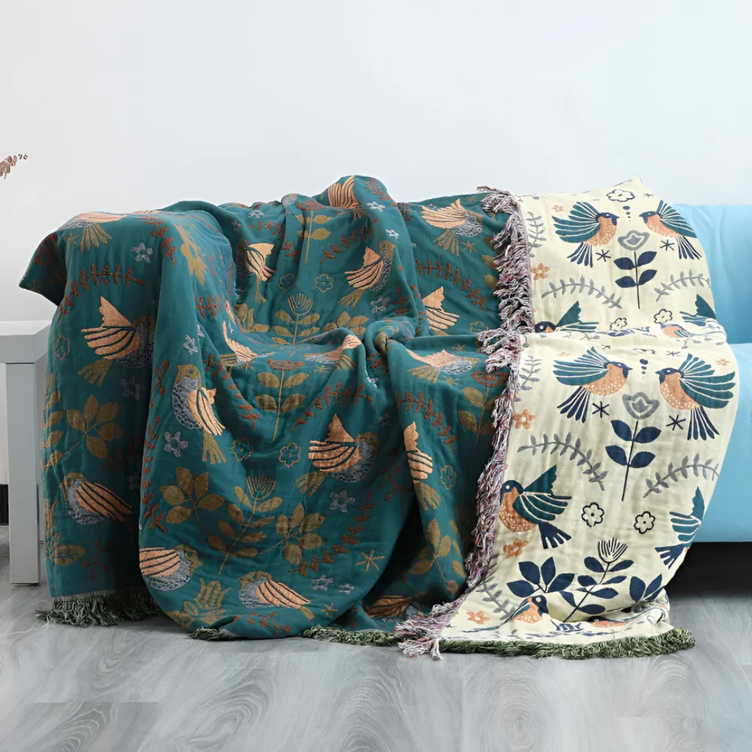 Fexor Luxe Warme Geknüpfte Decke für Komfort und Stil