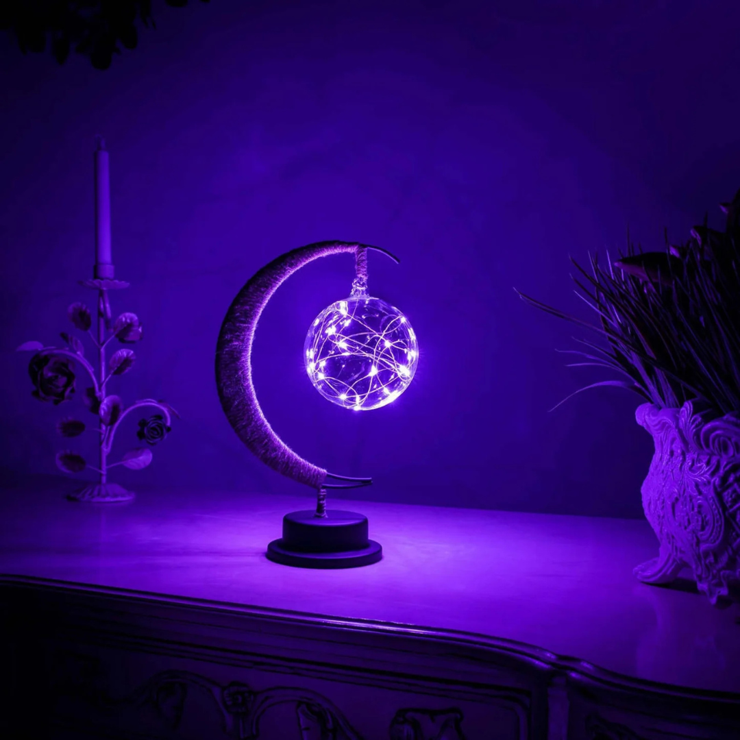 Solvix - Magische Mond-Tafellampe für bezaubernde Lichtstimmungen