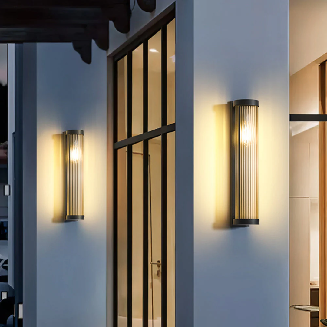 Gluno - Modernes beleuchtetes LED-Außenlicht für Eleganz und Sicherheit