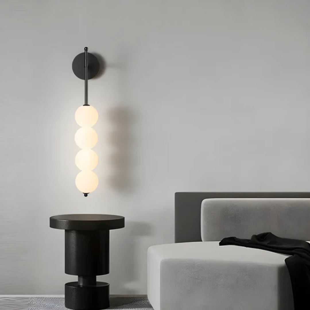 Astir - Elegante Luxusuhr Wandlampe für den Innenbereich