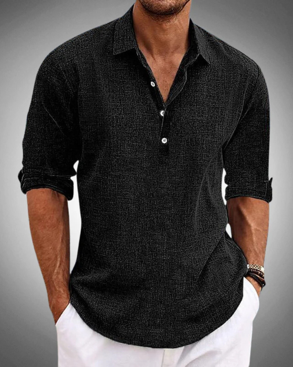 Herren's Klassisch Baumwolle Hemd - Timeless Comfort in 100% Baumwolle