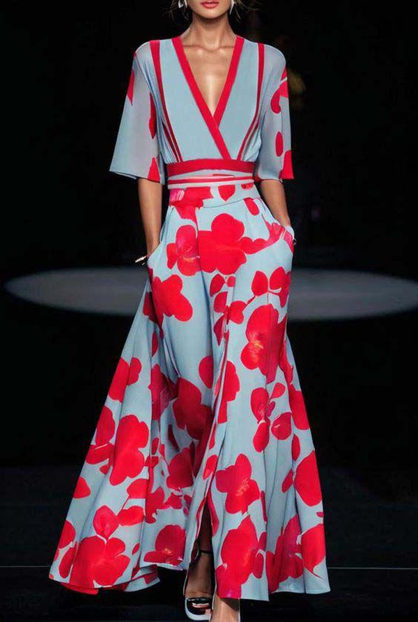 Elegantes Kleid mit sorgfältig gestalteten Ärmeln