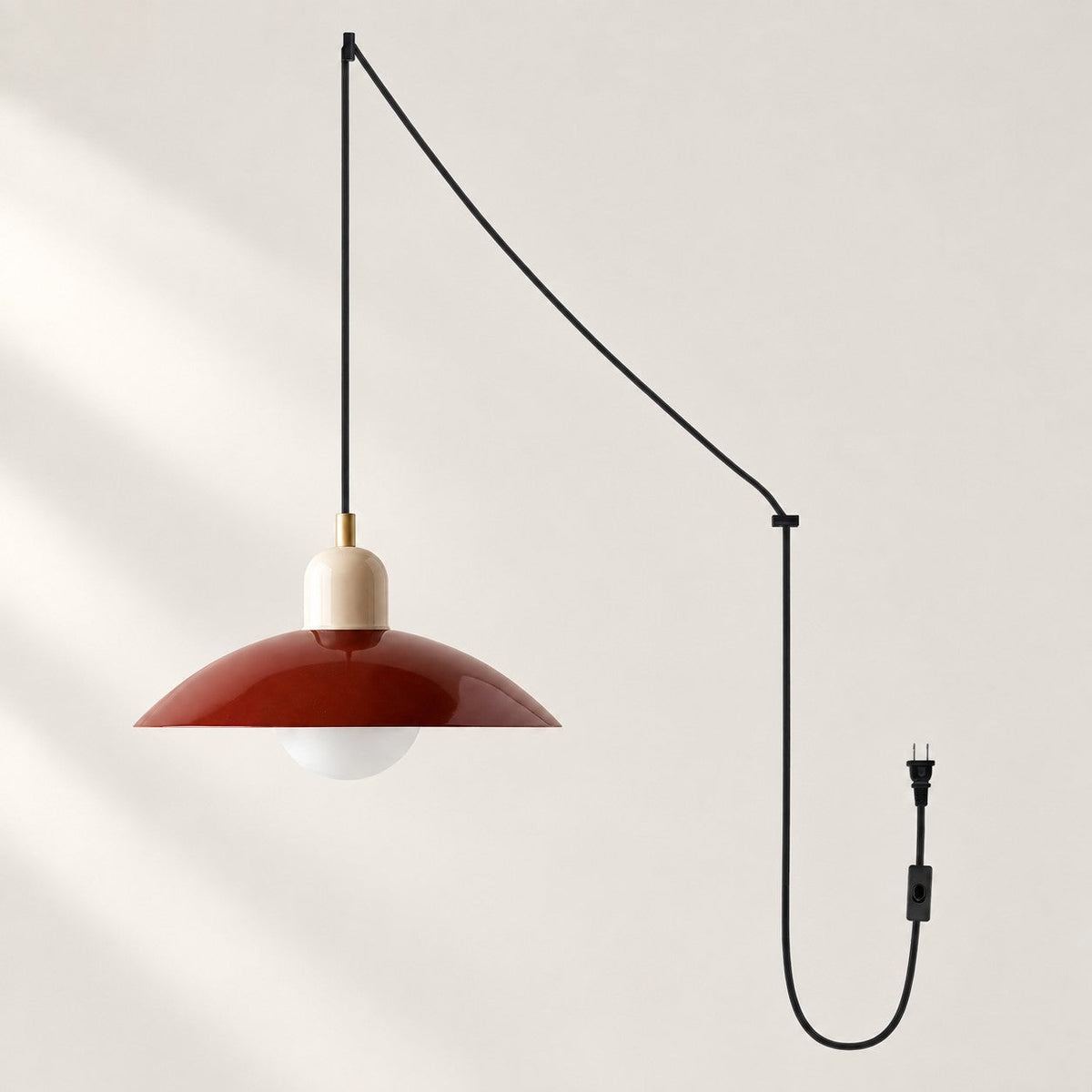 Mid Century Bauhaus Steckerpendelleuchte