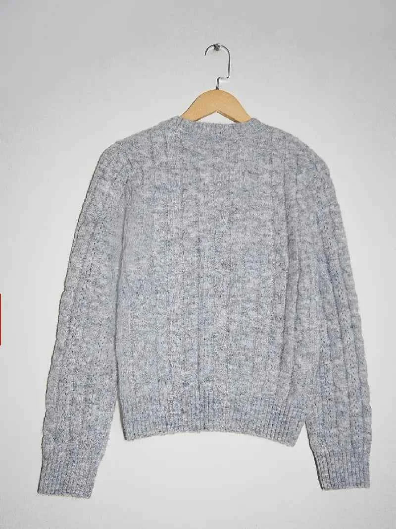Gemütliche Damen-Kabelstrick-Cardigan