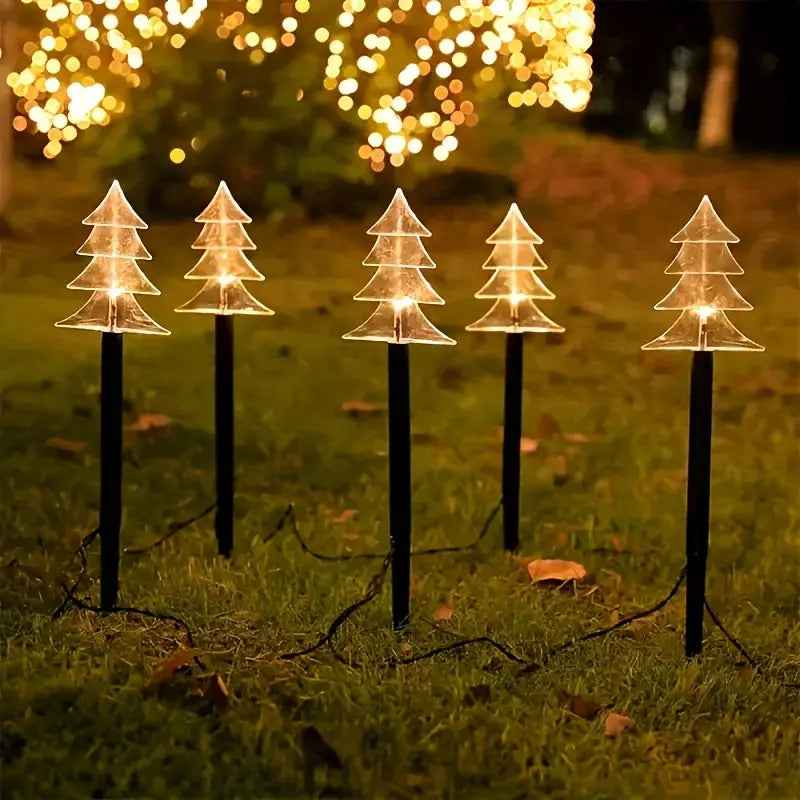 SnowGlow - Solarbetriebene Gartenbeleuchtungen für Festliche Außenatmosphäre