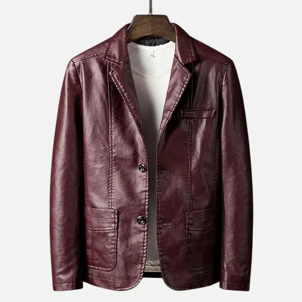 Paul | Klassische Elegante Vintage-Lederjacke