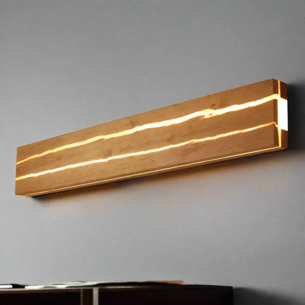 Wandlampe WoodCrack – Fügen Sie Ihrer Dekoration einen Hauch natürlichen Charmes hinzu