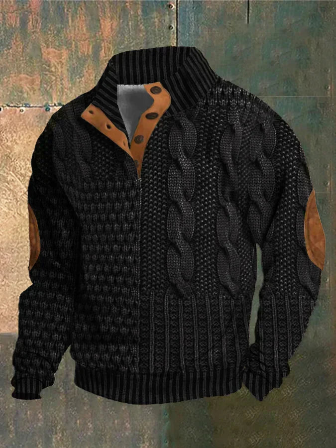 Herren Strickpullover mit stilvollem Muster für maximalen Komfort