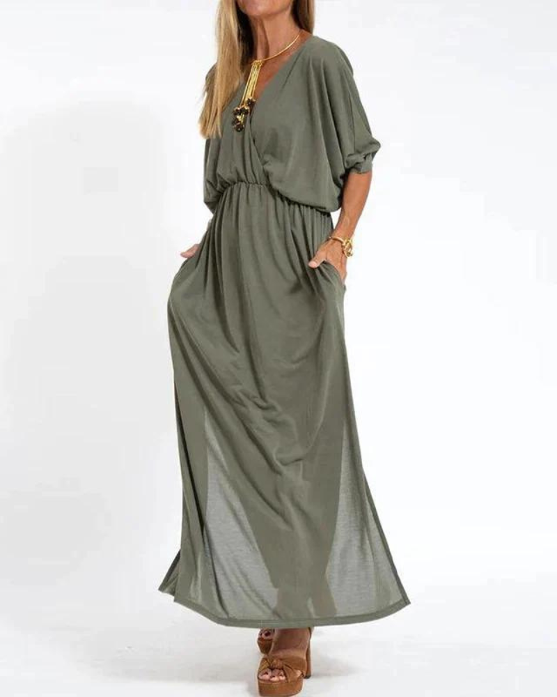 Adele – Vintage-Maxikleid
