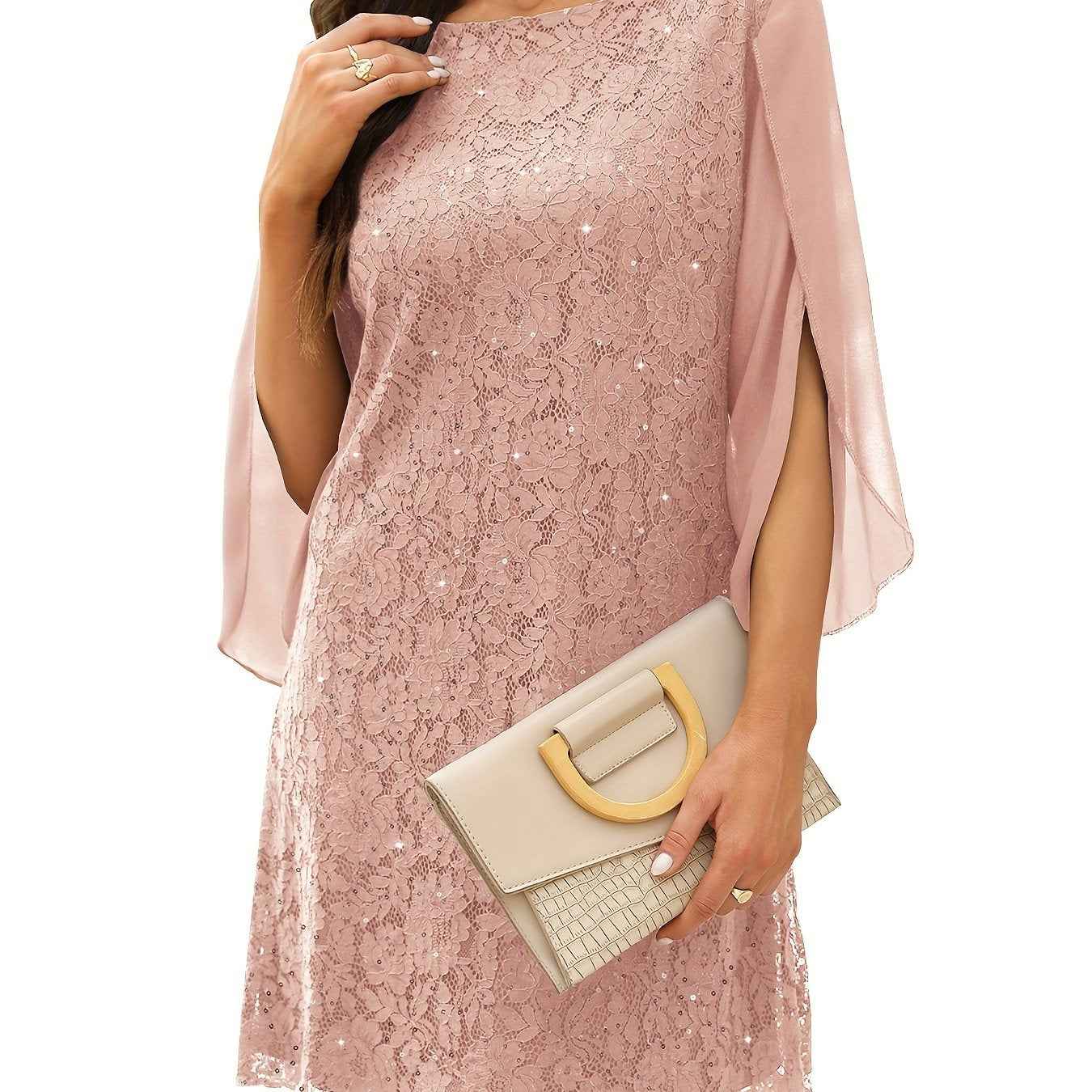 Madeleine – Elegant Lace Midi Dress