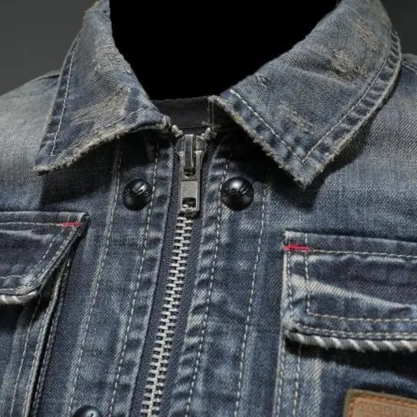 WYATT – Jeansjacke im klassischen Design für lässigen Alltagsstil
