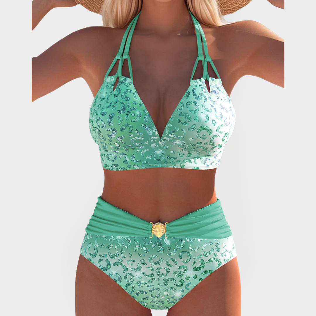 Sexy Bikini mit bedrucktem Oberteil