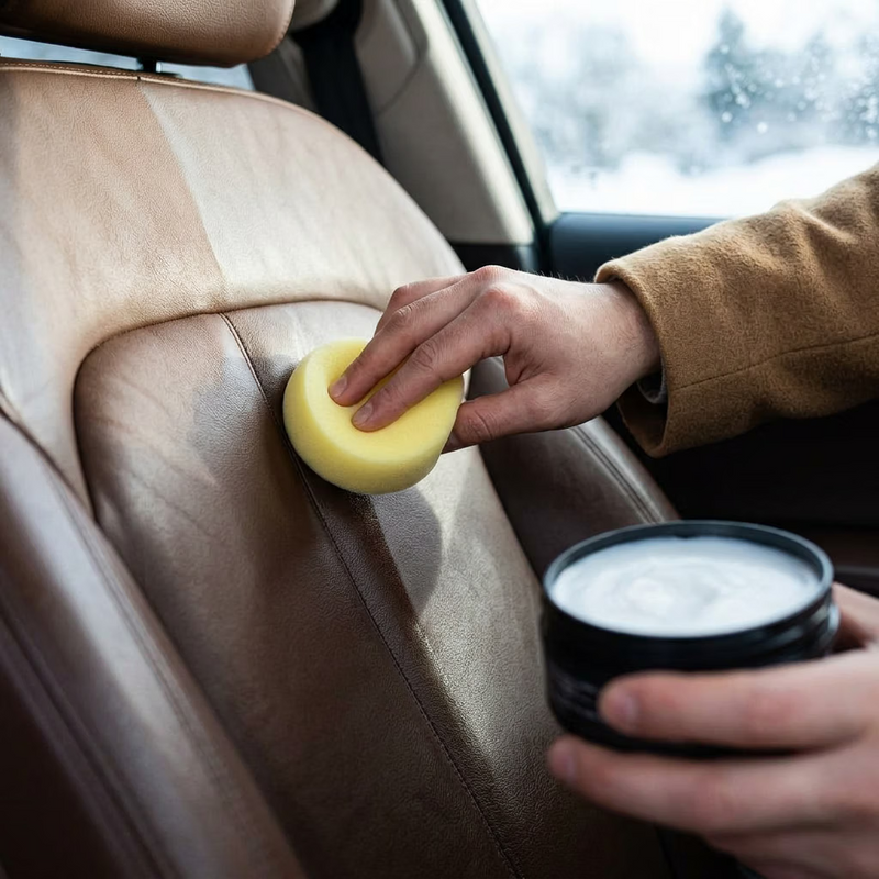 Auto – Cleaning & Care – Wax & Polish : Lederreinigingscrème Auto Interieur - Wit, Veelzijdig & Effectief in