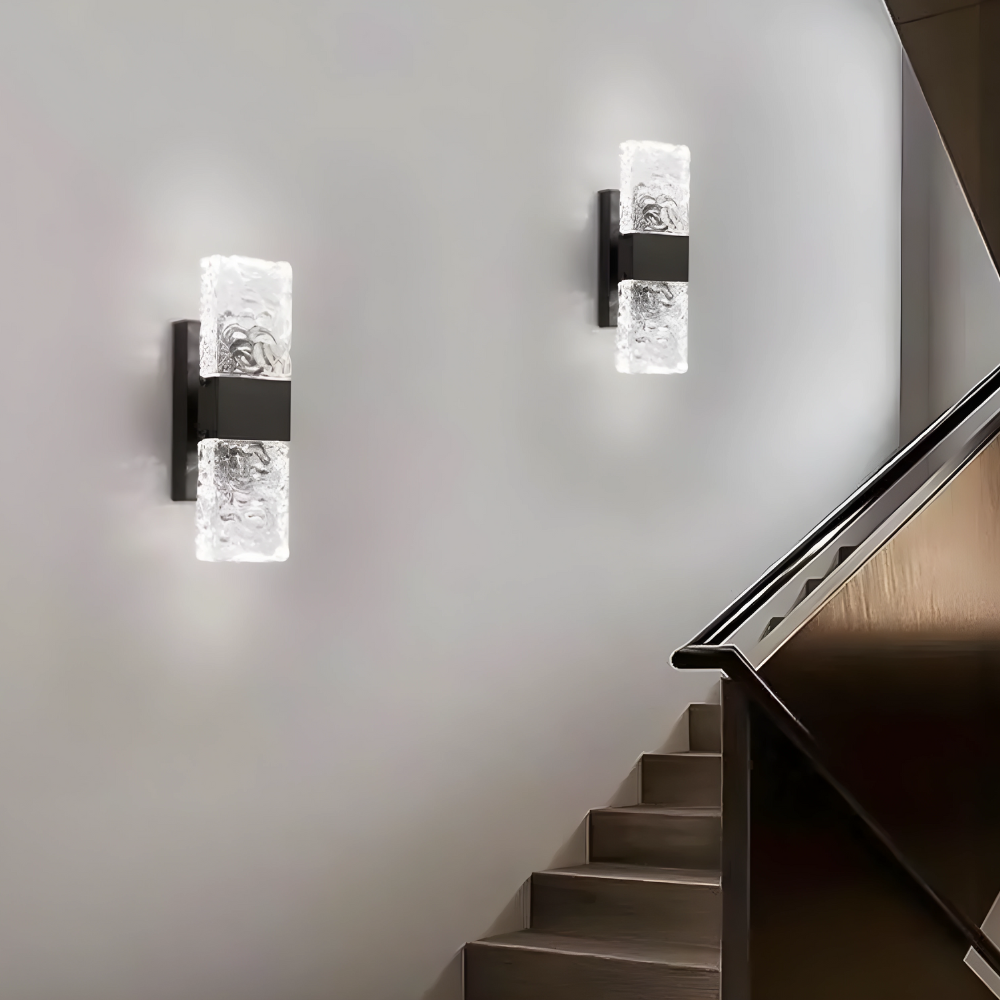 AuraCrystal – Elegante moderne Kristall-Wandlampe