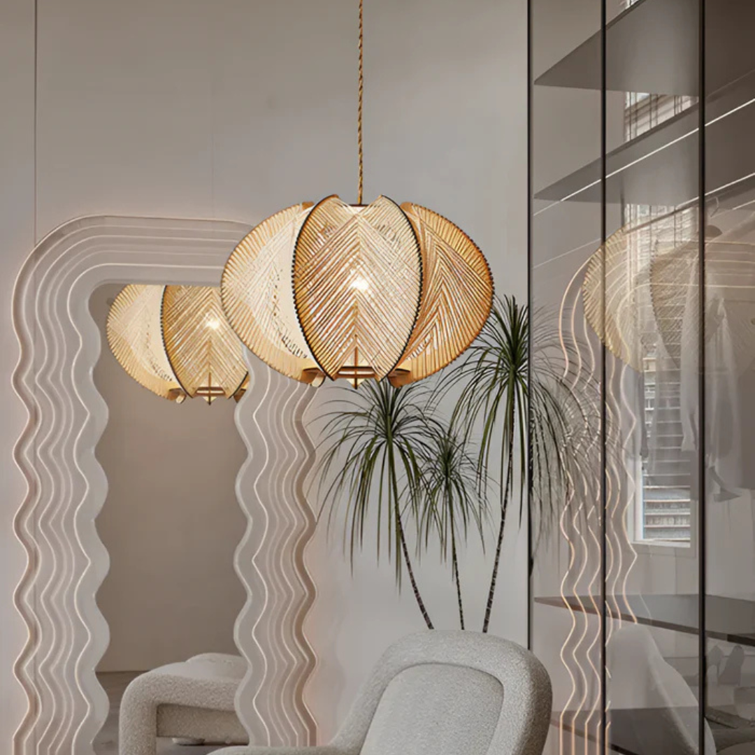 Serena - Elegante Wabi-Sabi Design Pendellampe für stilvolle Beleuchtung