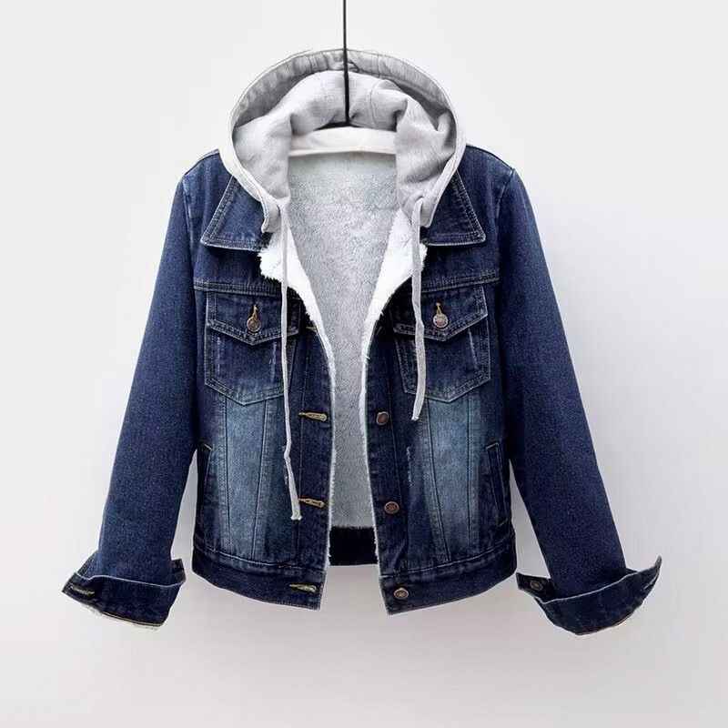 Aria Denim Kapuzenjacke