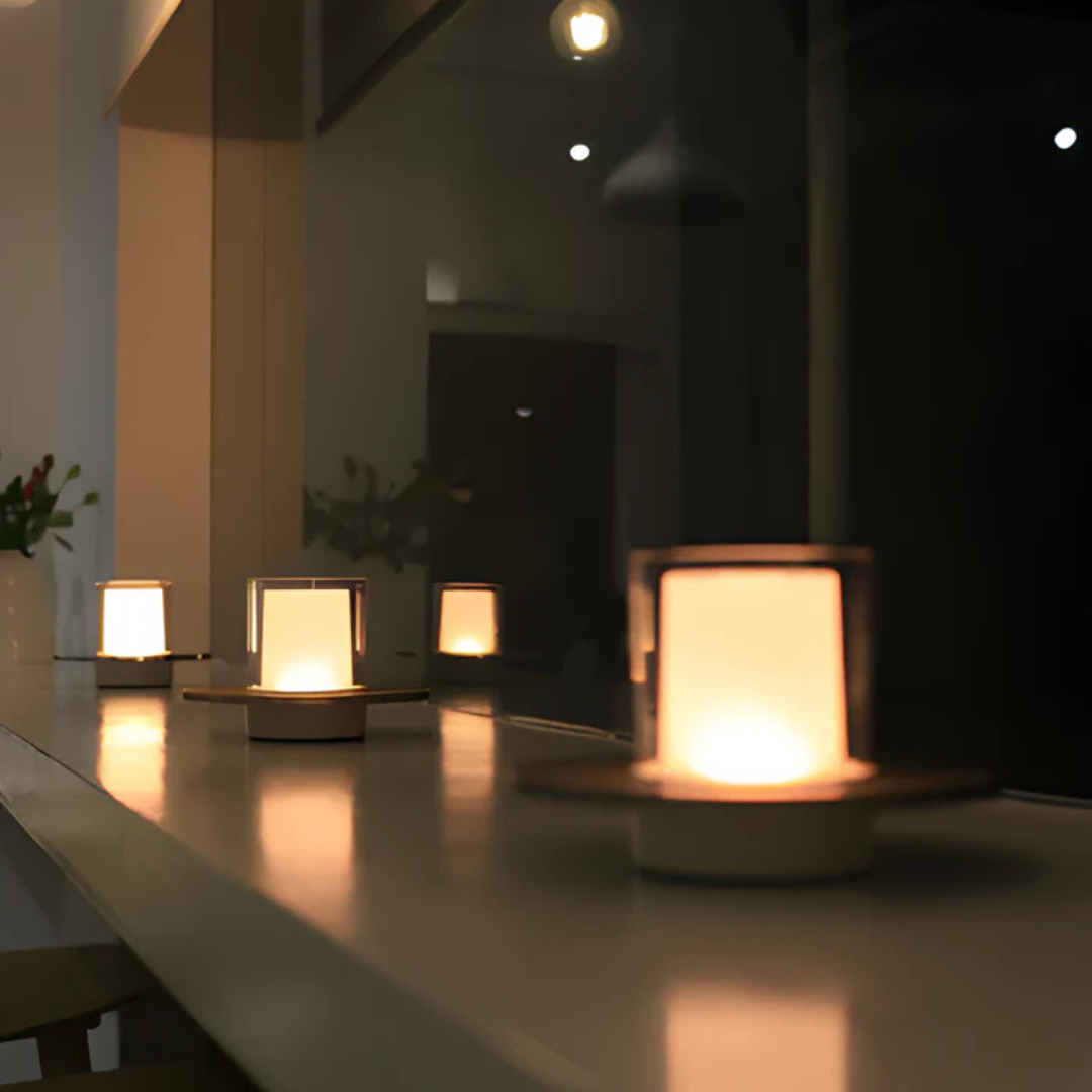 Avena - Moderne kabellose LED-Tischlampe für umweltfreundliche und elegante Beleuchtung