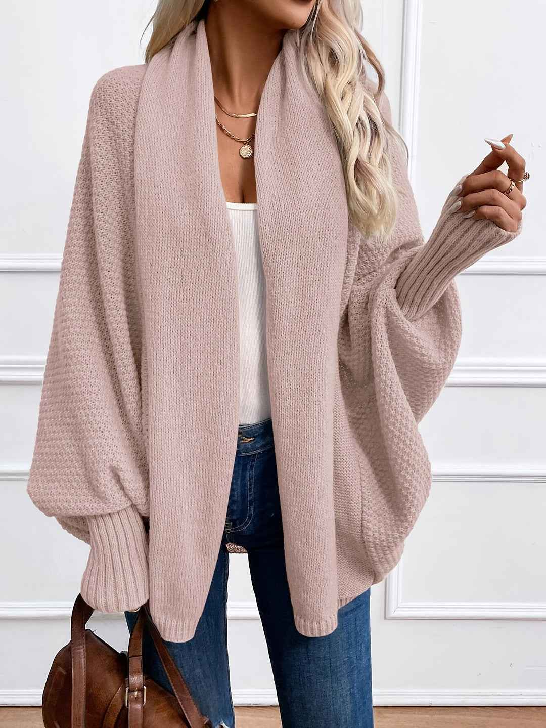 Emily Ultra-gemütliche Cardigan mit Batwing-Ärmeln