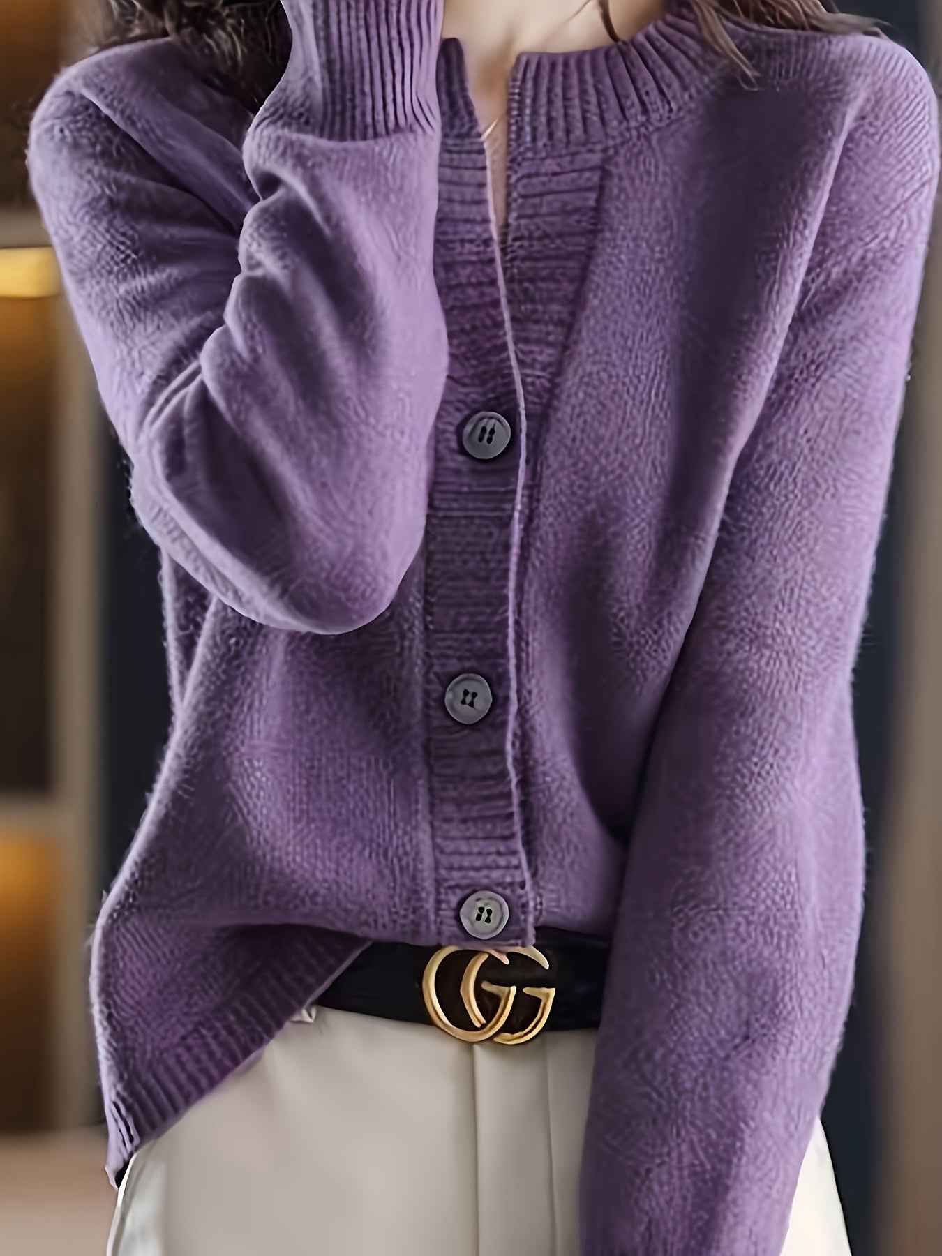 Michelle - Raffinierter Cardigan für eleganten Alltagsstil