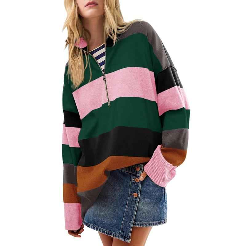 AUTUMN™ Gemütlicher Oversize-Rollkragenpullover mit Halb-Reißverschluss-Detail