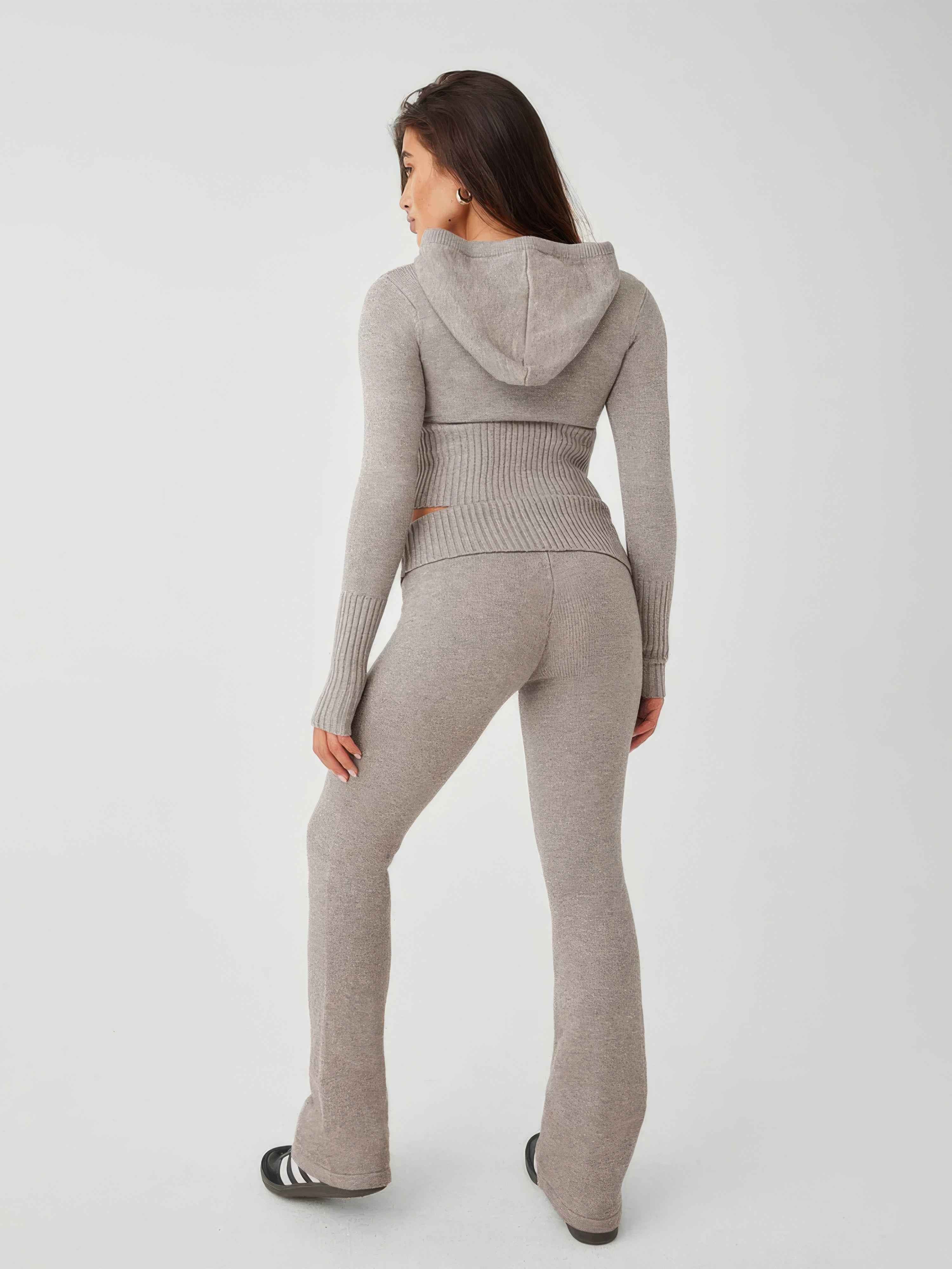 Luxuriöses Winter-Mantel-Set für einen eleganten abgestimmten Look