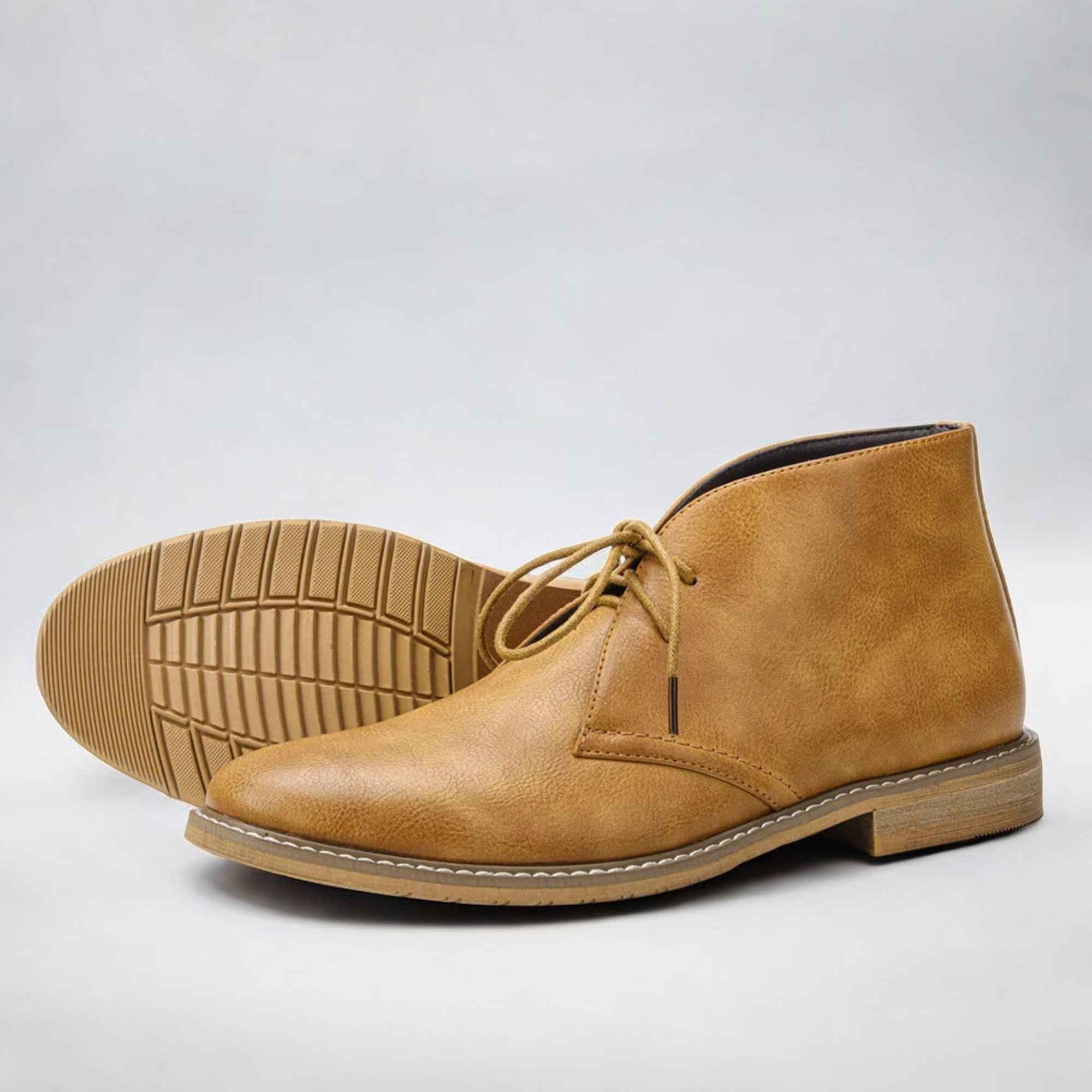 Herold - elegante Chukka-Lederschnürstiefeletten für einen stilvollen Look