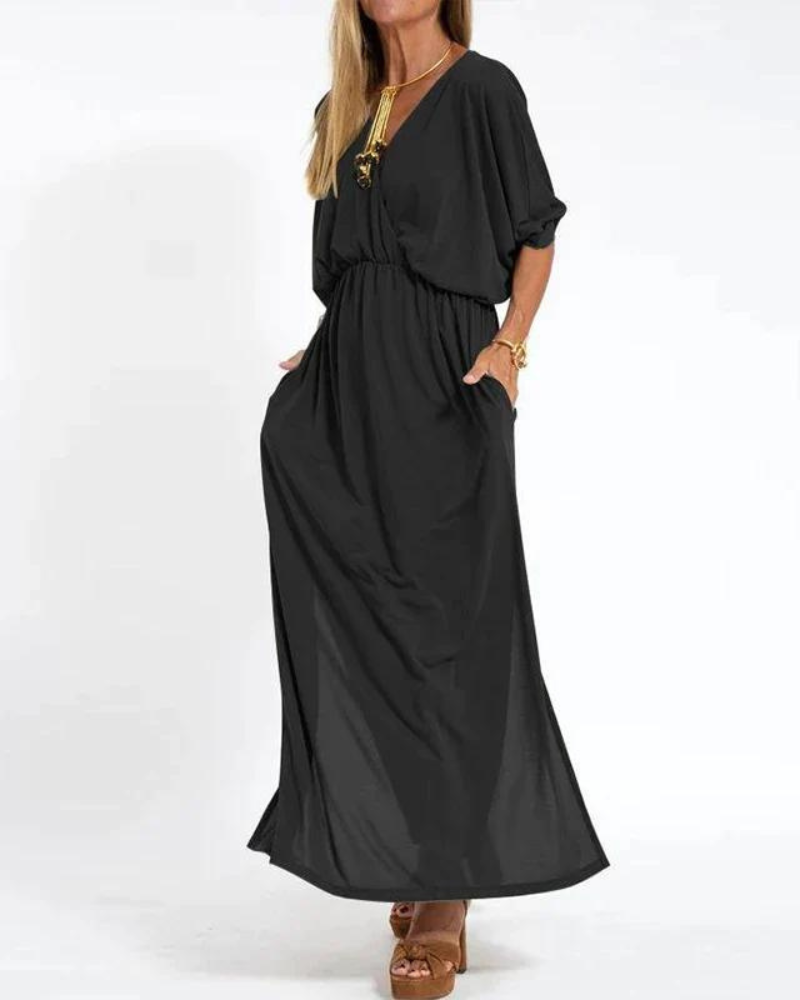 Adele – Vintage-Maxikleid