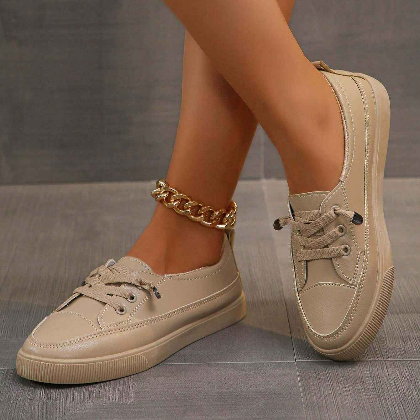 Schicke Damen-Slip-On-Sneaker – Müheloser Stil & Ganztägiger Tragekomfort