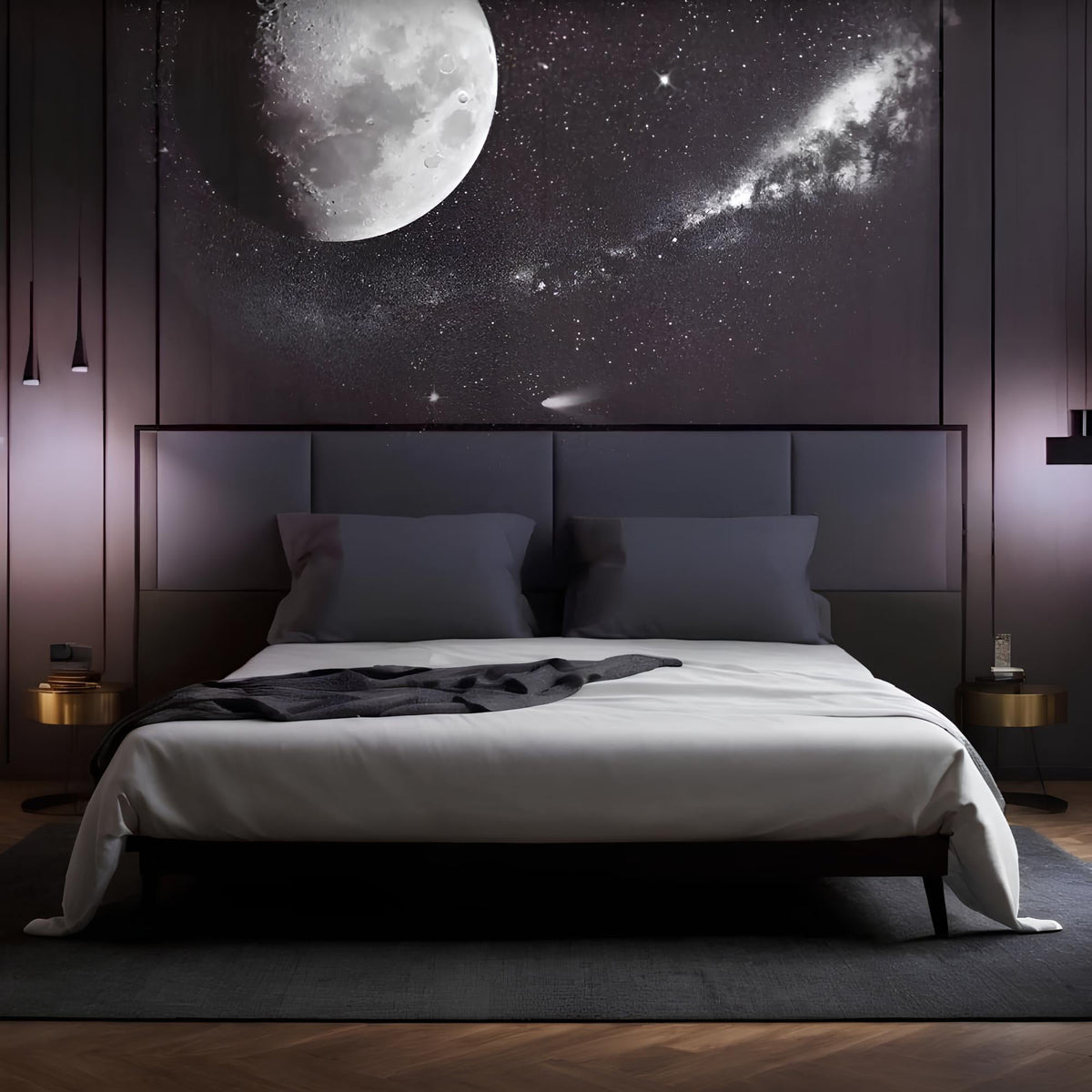 Weltraum-Projektionslampe – Galaxie Sternenprojektor für Raumambiente