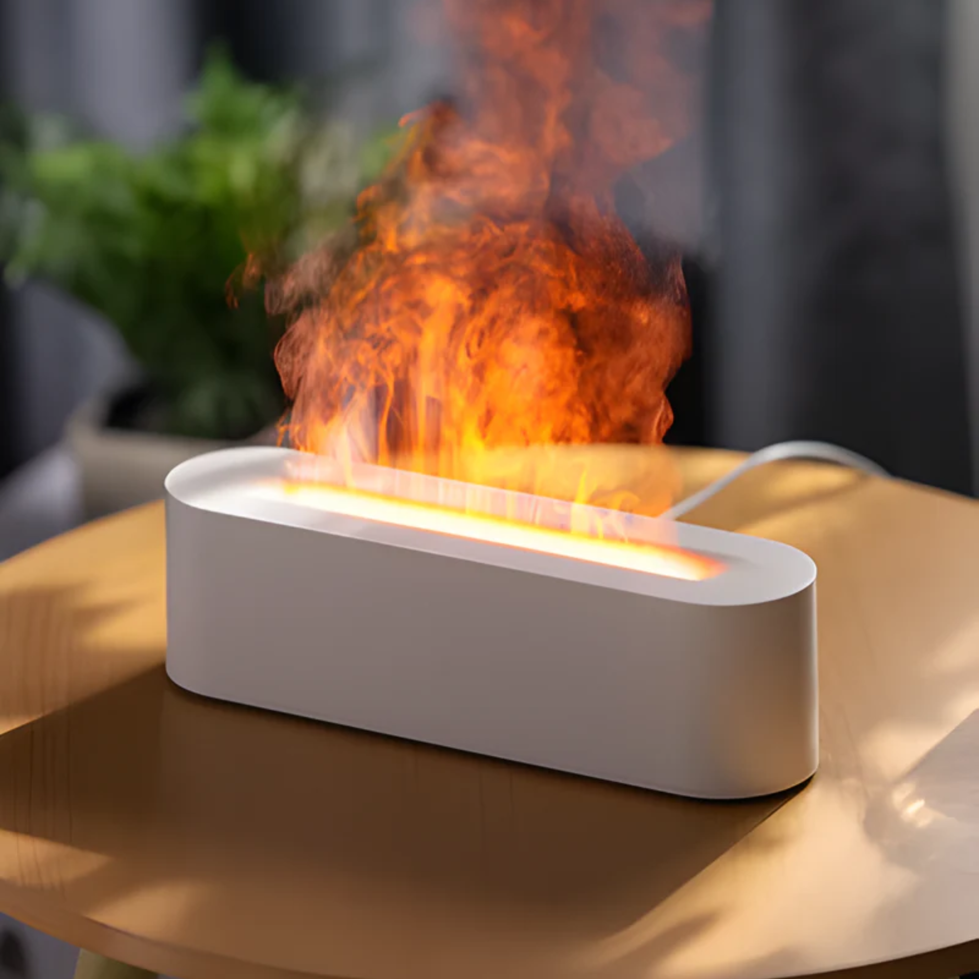 Eirenna - USB Luftbefeuchter mit Bunter Wechselnder LED-Beleuchtung für Frische Auffrischung