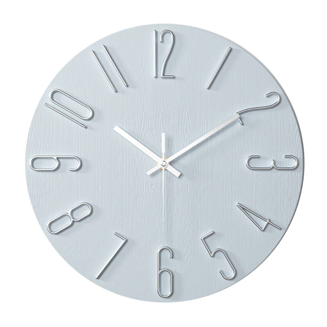 Noble - Stilvolle moderne Wanduhr für ein elegantes Wohnzimmer